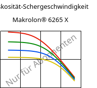 Viskosität-Schergeschwindigkeit , Makrolon® 6265 X, PC, Covestro