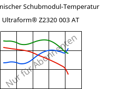 Dynamischer Schubmodul-Temperatur , Ultraform® Z2320 003 AT, POM, BASF