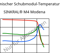 Dynamischer Schubmodul-Temperatur , SINKRAL® M4 Modena, ABS, Versalis