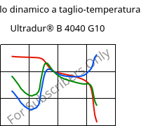 Modulo dinamico a taglio-temperatura , Ultradur® B 4040 G10, (PBT+PET)-GF50, BASF