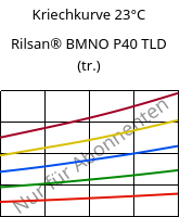 Kriechkurve 23°C, Rilsan® BMNO P40 TLD (trocken), PA11, ARKEMA