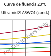 Curva de fluencia 23°C, Ultramid® A3WC4 (cond.), PA66-CF20, BASF