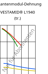 Sekantenmodul-Dehnung , VESTAMID® L1940 (trocken), PA12, Evonik
