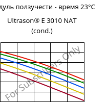 Модуль ползучести - время 23°C, Ultrason® E 3010 NAT (усл.), PESU, BASF